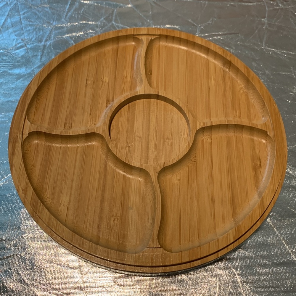 Bamboo Round Serving Platter